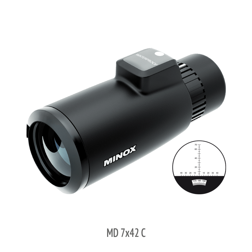 MINOX Monocular MD 7x42 C black